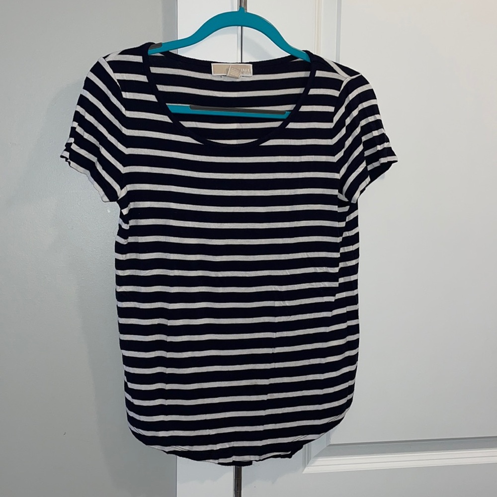 Michael Kors Navy Blue Striped T-Shirt